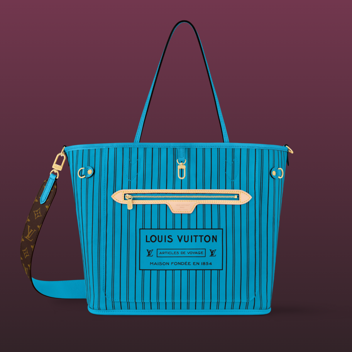 Neverfull Bandoulière Inside Out MM