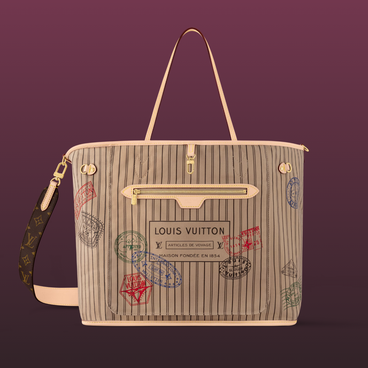 Neverfull Bandoulière Inside Out GM